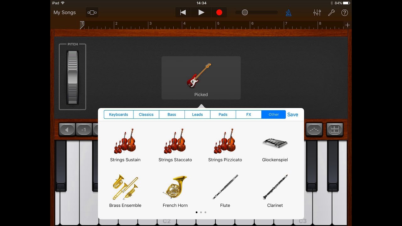 How to extract audio files from garageband on ipad pro